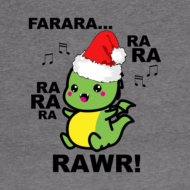 Funny Baby Dinosaur Christmas T Rex Men Boys Kids Xmas Gift by Horisondesignz